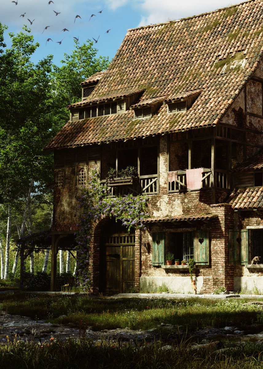 'Country house' by Loris Longari  

blenderartists.org/t/country-hous…

#b3d #blender3d #blenderart #blenderrender #blendercommunity