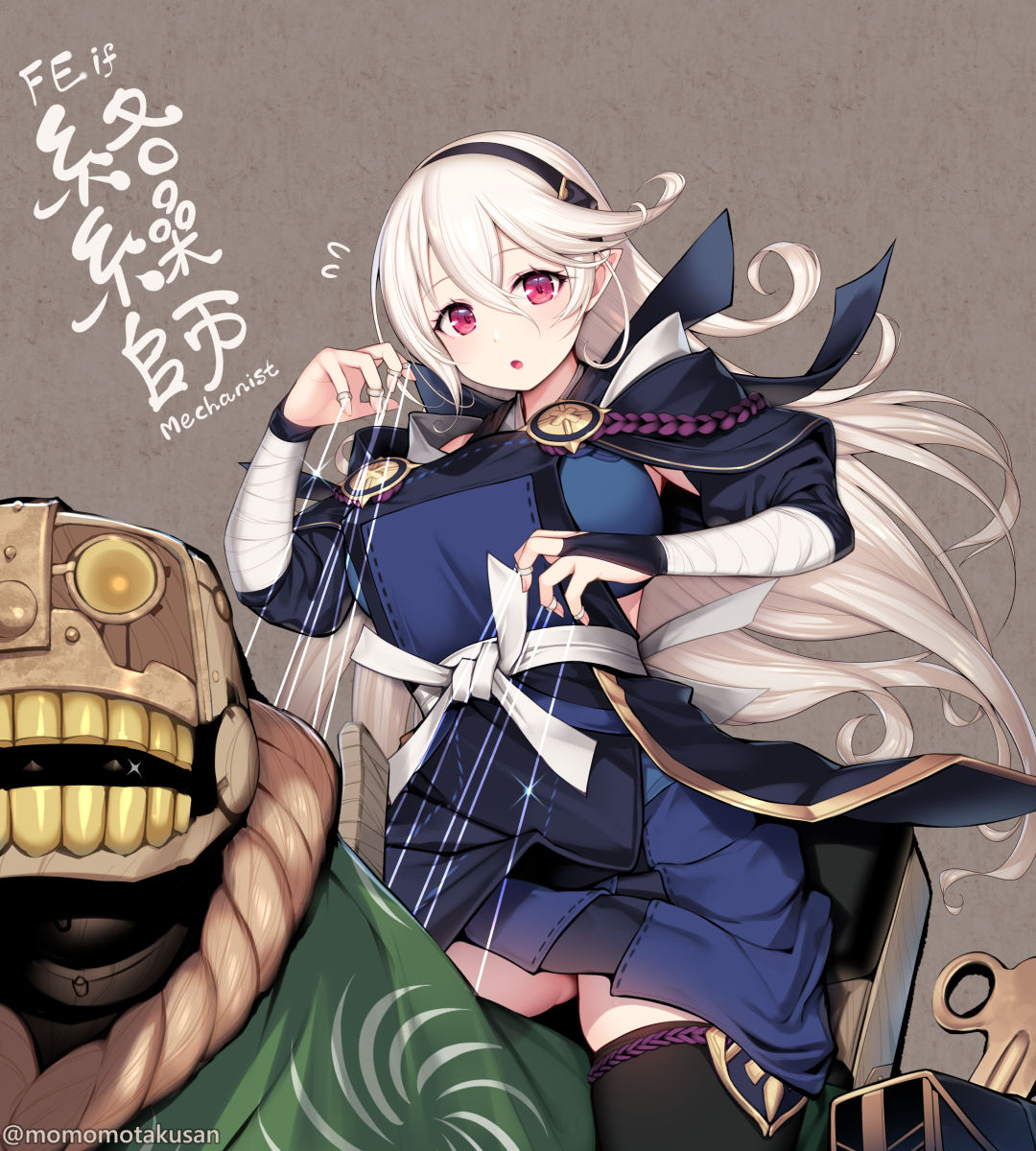 FEif カムイ (絡繰師) / FEfates Corrin (Mechanist)

たまには白夜兵種で。フル装備と軽装版です! 