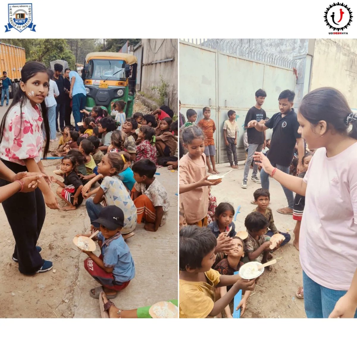 UDDESHHYA_'s tweet photo. On 8th of August, one of our college student, Aastha from IT Branch (3rd year), conducted a Food Distribution Drive in the Rajnagar Slum to celebrate her birthday.
#Happiness #Food #Birthday #Celebration #FoodDistributionDrive #SharingIsCaring #CelebrationDrive #Uddeshhya https://t.co/vjlM0ZXS0G