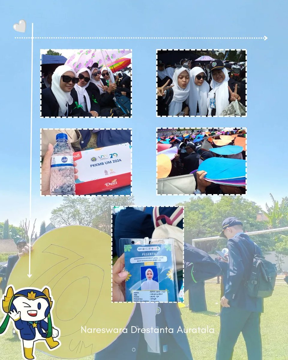 sndyauraaa's tweet photo. [CAKRA OF CARE]

Day-1 PKKMB UM 2024🔥

@UM_1954
@BEMUMOfficial
@pkkmbum

#Day1PKKMBUM2024
#PKKMBUM2024
#MabaUM2024
#SinergiKreasi
#BEMUM2024
#UMtheOnlyOne 
#SahabatMahasiswa
#LaskarDewantaraMuda
#universitasnegerimalang
#NareswaraDrestantaArutala https://t.co/kXM87DCXzV