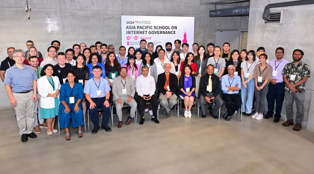 Glad to be a part of the APSIG 2024 fellows! 

#apsig #apsig2024 #ntu #twnic