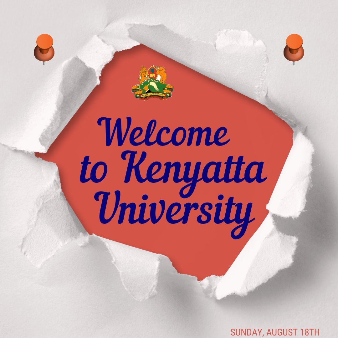KenyattaUni's tweet photo. ๐ Welcome, First-Year Students! ๐ Please ensure you check out this important information: https://t.co/8bjqZiZxLm #StudentLife #WelcomeToKU #KUFirstYears #ExperienceKU #KUuniversityofChoice https://t.co/Pk05VqtaSJ
