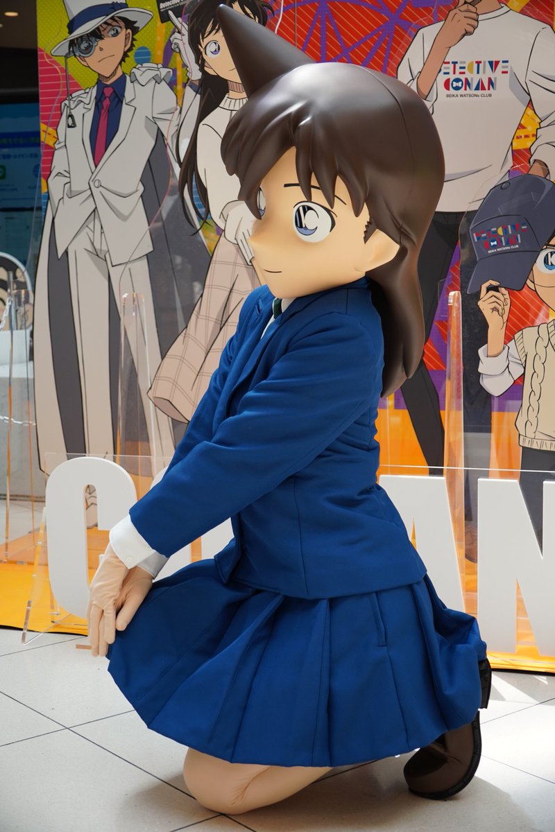 乙女な蘭姉ちゃん😃 #コナンランド #ららぽーと横浜 #名探偵コナン
