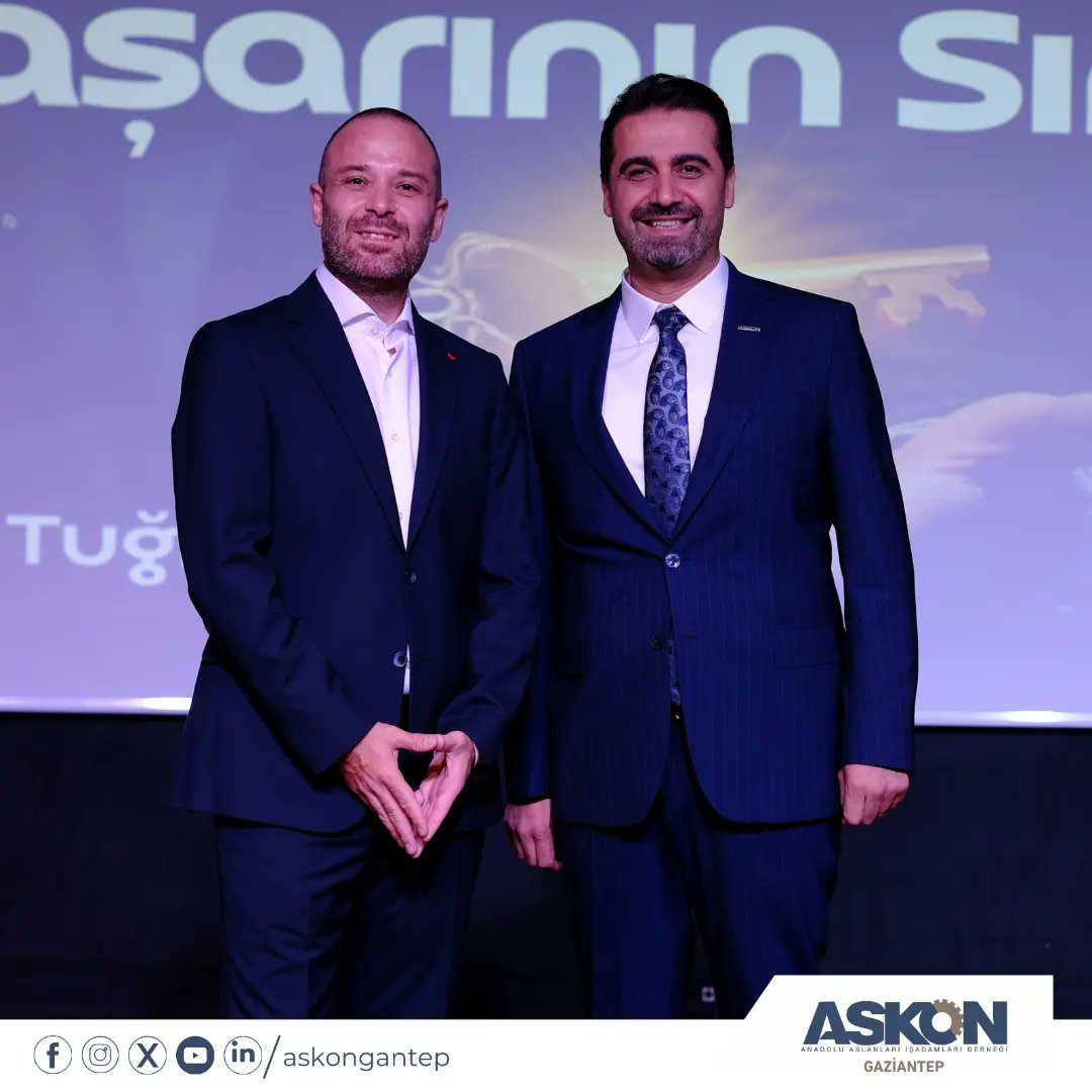 Gaziantep Askon Şube olarak Onur Tuğman’nın sunumu ile “Yeni Nesil İş Dünyasında Başarının Şifreleri” seminerini tamamdık. 
Programa katılan Askon üyelerimize ve misafirlerimize teşekkür ederiz.

<a href="/MustafaGunes_m/">Mustafa Güneş</a>  <a href="/ASKON/">ASKON 🇹🇷</a> <a href="/orhanaydin/">Orhan AYDIN</a>
#basarininsifreleri