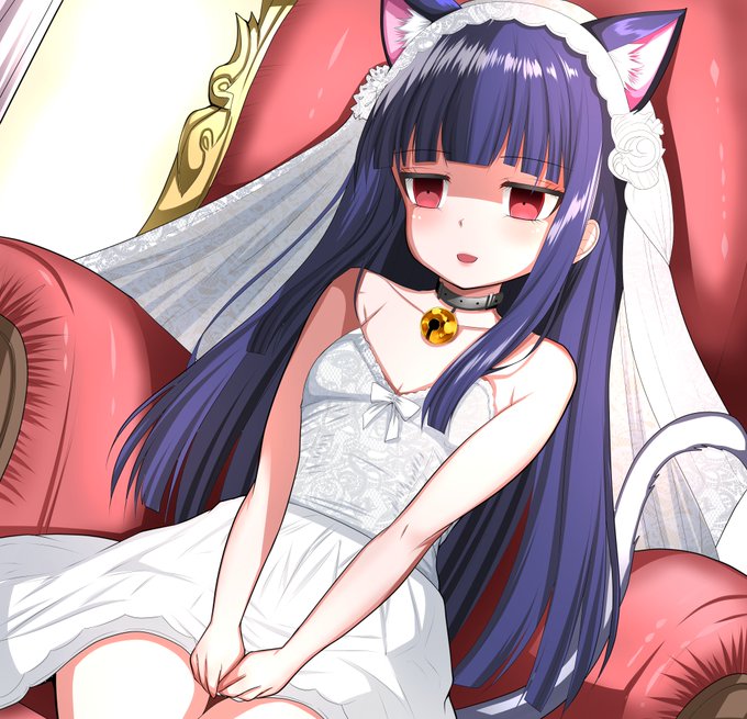 今回も無事ご依頼作品を納品しましたので公開します#アイドルマスターシンデレラガールズ#佐城雪美かわいいウエディングドレス姿です 