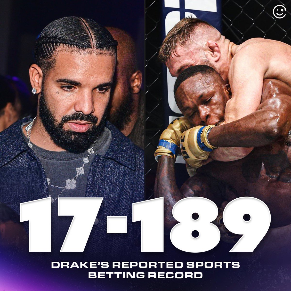 ドレイクのスポーツベット戦績です👩🏻‍💻 #UFC305 情報&画像@HappyPunch