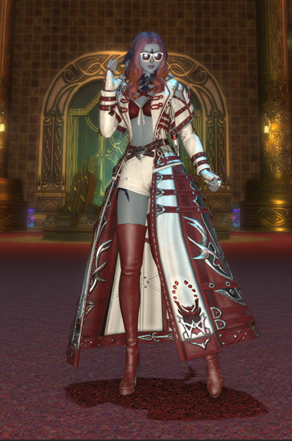 AzureRoseCos's tweet photo. @MOONPETALS_ I'm not much of a raider or a healer but I love this coat to pieces. Also just enjoying being overly edgy with reaper. https://t.co/Av9QQaFGkq