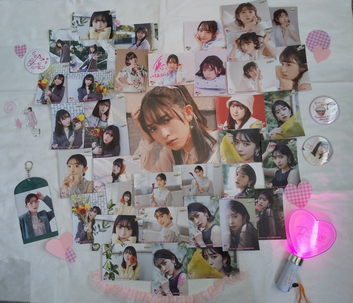 グッズ集めてみました！！🩷
#超ときめき宣伝部
 #小泉遥香