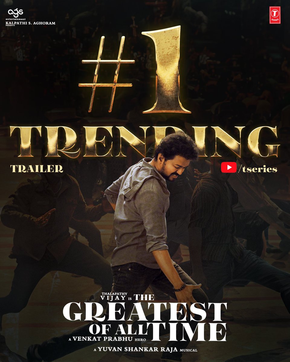 Vijay_PriyaS's tweet photo. #1_TRENDING🔥💃
#TheGoatTrailer
#GOAT https://t.co/gh3qbKvlWd