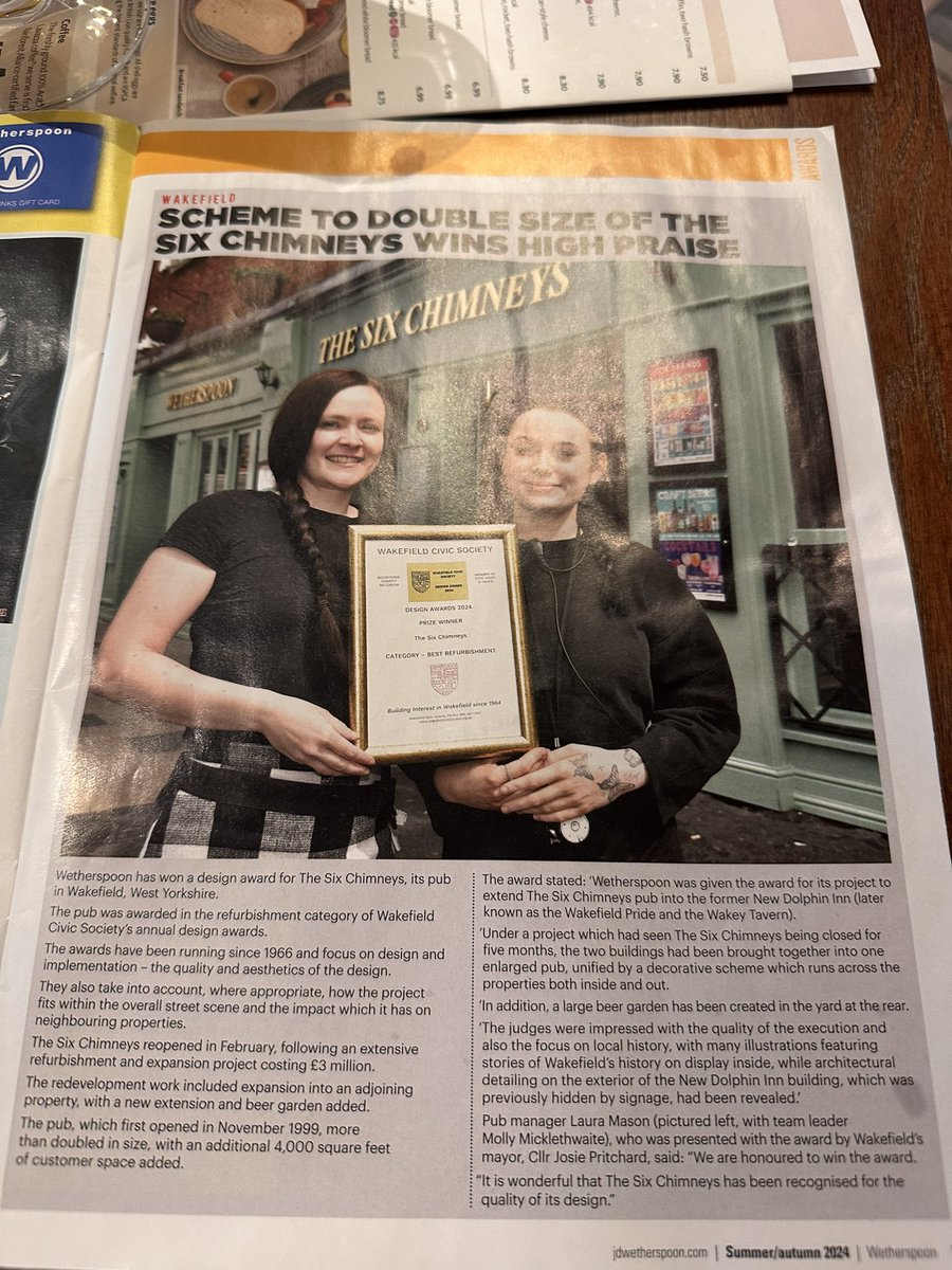 Darren Bailey (@architecture1b) on Twitter photo Sat in Heathrow having the obligatory pre flight pint, and found this article, fame for <a href="/WakefieldCivicS/">Wakefield Civic Soc.</a> Sat in Heathrow having the obligatory pre flight pint, and found this article, fame for <a href="/WakefieldCivicS/">Wakefield Civic Soc.</a>