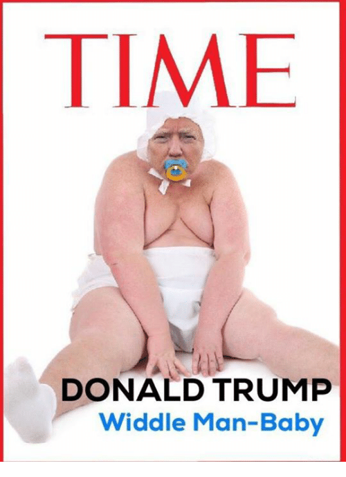 The TIME magazine covers they both deserve.

HER moment is NOW-providing an optimistic vision for the future, building up the middle class, while making the ultra-wealthy pay their fair share.

HIS moment is OVER-delivering insult-filled, policy-free rants praising dictators &amp;