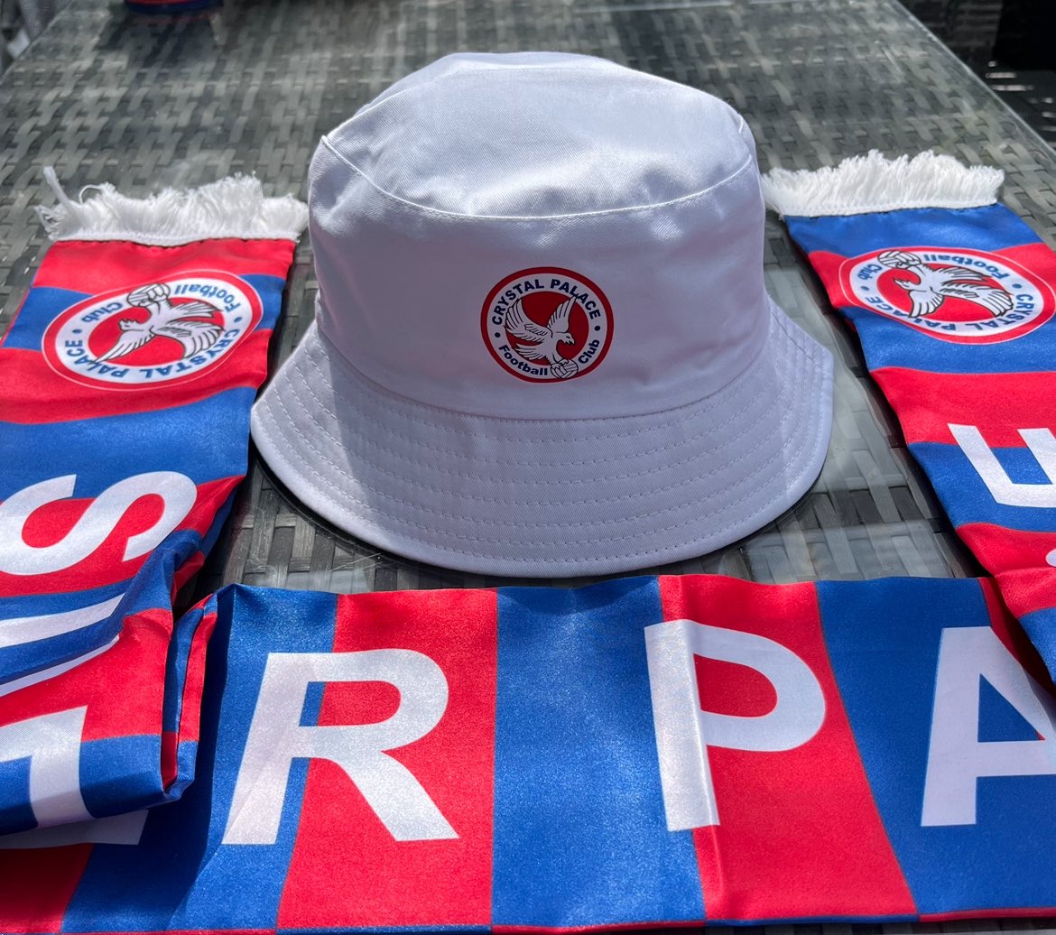 🚨Free Giveaway🚨
I’m going to give away this Palace Bucket hat and silk scarf if #cpfc beat Brentford today.
All you have to do is like and re post this post.
*must live in the uk 
Good luck ❤️💙