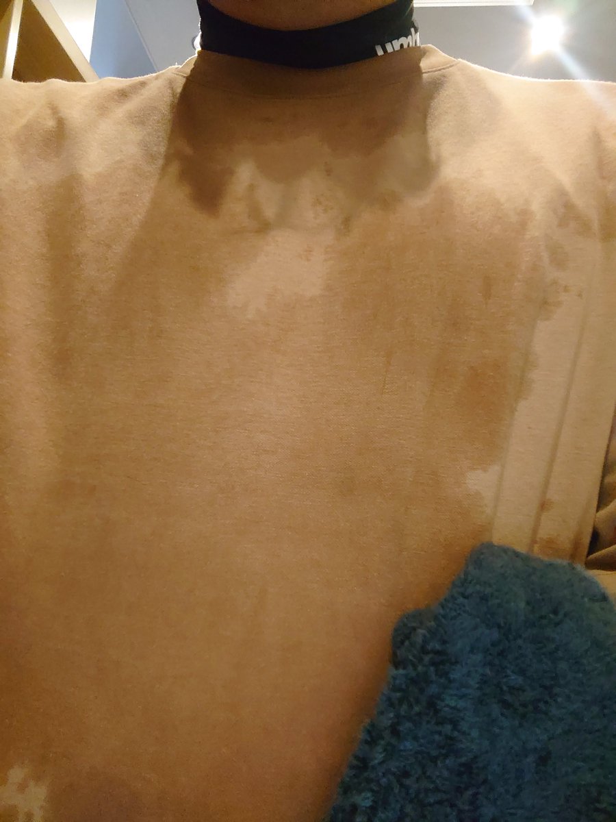 有酸素運動したら汗かきまくった🥵