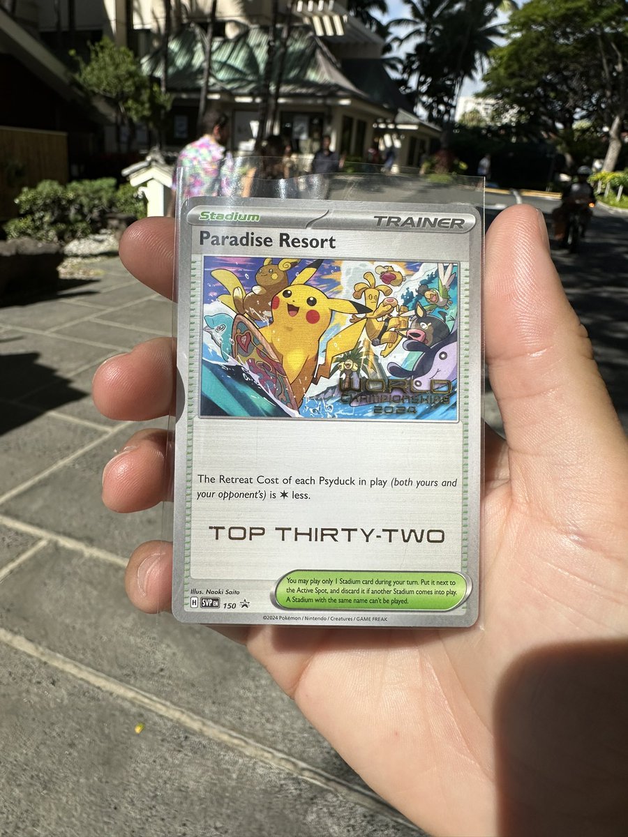 After an amazing day of battles in day 2 of #PokemonWorlds I am proud to say that I finished at Top 24 in my first Worlds appearance! I couldn’t ask for a better Honeymoon ending! 🥳