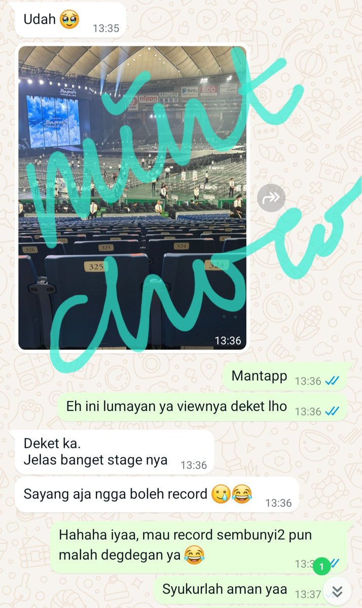 mintchoco_tiket's tweet photo. Testi @mintchoco_tiket 
2024 aespa LIVE TOUR – SYNK : PARALLEL LINE – in TOKYO DOME -SPECIAL EDITION- DAY 2 (240818) 💕 https://t.co/iSOjOHYgNG