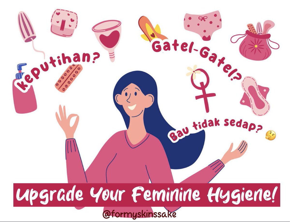 #GirlsCorner ⚠️
Area kewanitaan gatel gatel, bau tak sedap berlebihan, bahkan keputihan?

Bukan berarti harus wangi loh! tapi kalau bau tak sedapnya berlebihan bisa jadi memang perlu lebih menjaga kebersihan miss v

Here are some ✨TIPS TO UPGRADE YOUR FEMININE HYGIENE✨