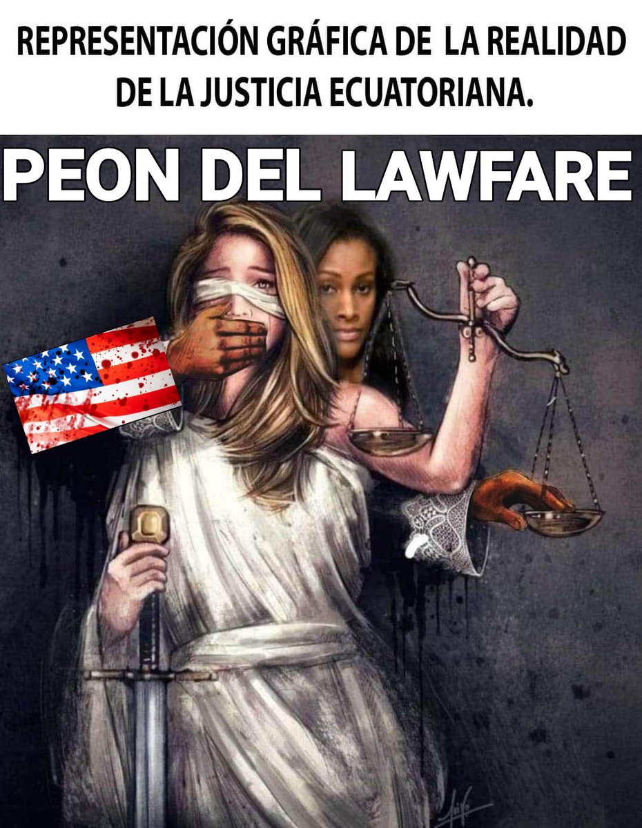 GonzoP3's tweet image. D.Salazar y la prensa corrupta son las piezas claves de la embajada🇺🇲 para inyectar el LAWFARE en Ecuador 🇪🇨 como estrategia geopolítica en contra del Progresismo.
Una práctica inmoral de traición a la Patria q debe ser penalizada, porque destruye honras y nos roba la democracia.