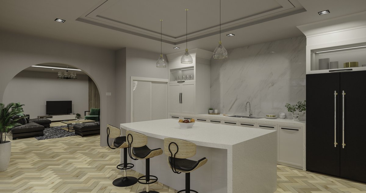 Nick__aadams's tweet photo. Kitchen rendering.

As usual, done in Blender. https://t.co/WHvWEqJysl