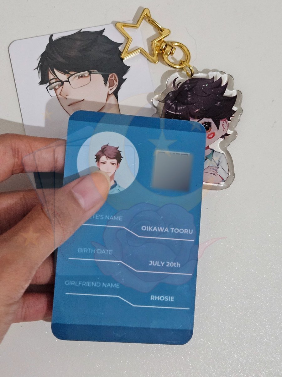 rhosieid's tweet photo. Oikawa fankit will be ready to open soon 😚. It's suppossed "Girlfriend's name." Kinda sad forgot to edit that part 🥲 https://t.co/PnFeMO1GRB