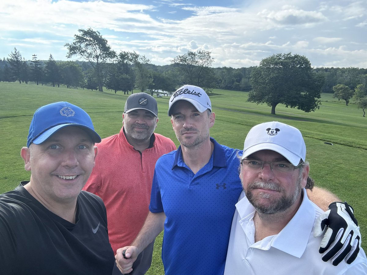 It’s going to be a great day at Chestnut Hill playing in my uncles memorial
golf tourney benefiting the Evan Wood Fund originally the <a href="/EWood70/">Eric Wood</a> Fund supporting families with disabilities in the WNY community <a href="/OCHBuffalo/">Oishei Children's Hospital</a> !