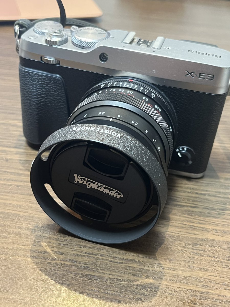 5Plee's tweet photo. #voigtlander #xeseries #fujifilm #マップカメラ #Nokton23mm
買いました
なかなかかっこいいのでは😎
https://t.co/SSuvVwl6C7 https://t.co/stKfKrSjun