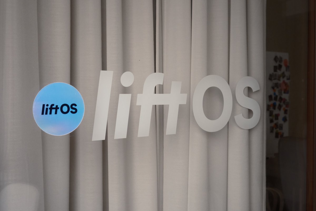 18 months at <a href="/getliftOS/">liftOS</a>  office 🏢 
Every morning, our logo fuels my purpose 🔥
Countless hours, unwavering resilience 💪 
The journey taught us one thing:
Never give up 🚀