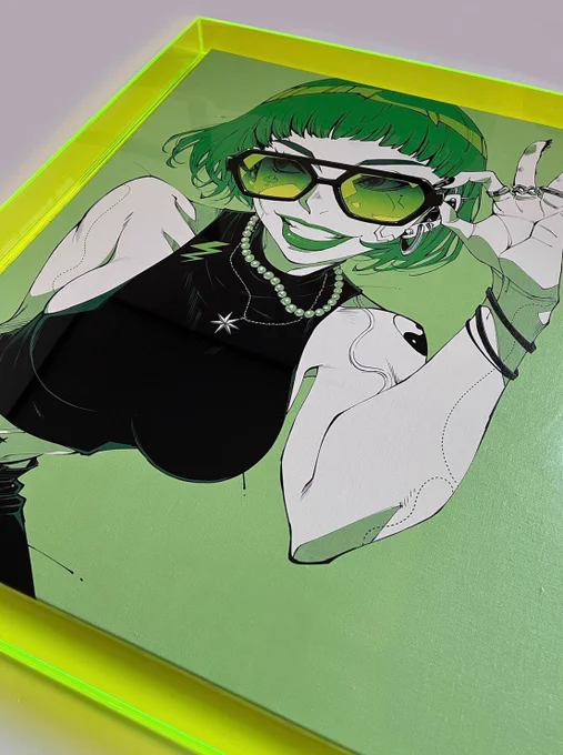 明日ギャラリーに在廊します! 偶然お会いできたら、お絵描きでもしましょう!^_^ #個展