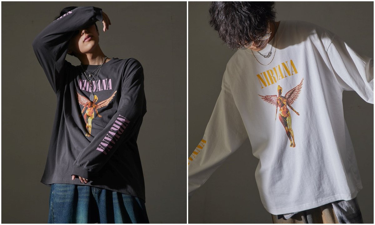 fullress's tweet photo. PUBLUXからオールシ��ズン着れる「NIRVANA IN UTERO」 ロンTEEが2024年 9月下旬 発売 (パブリュクス ニルヴァーナ)

>> https://t.co/AuxoBy7HG5 https://t.co/9IGaaArsrQ