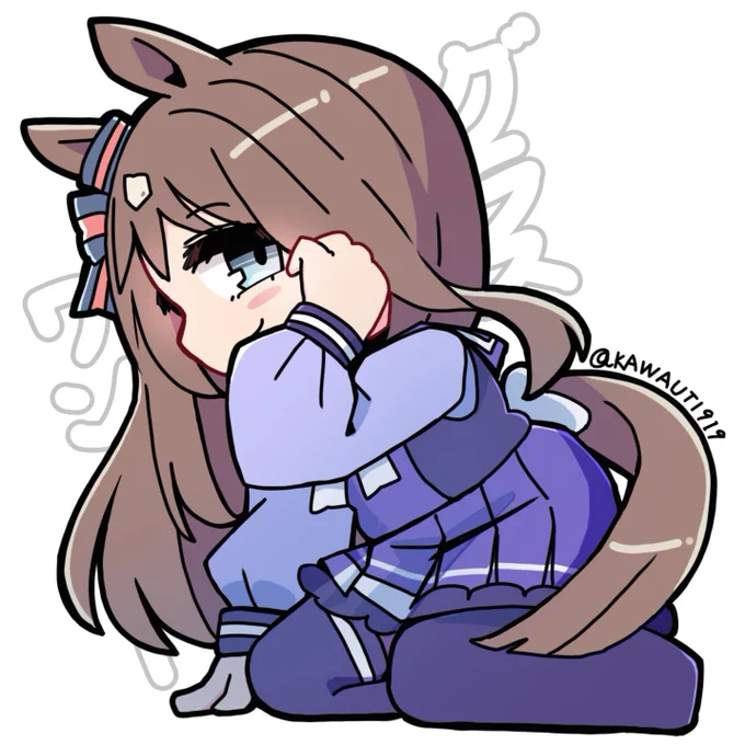 グラスワンダー描いた 