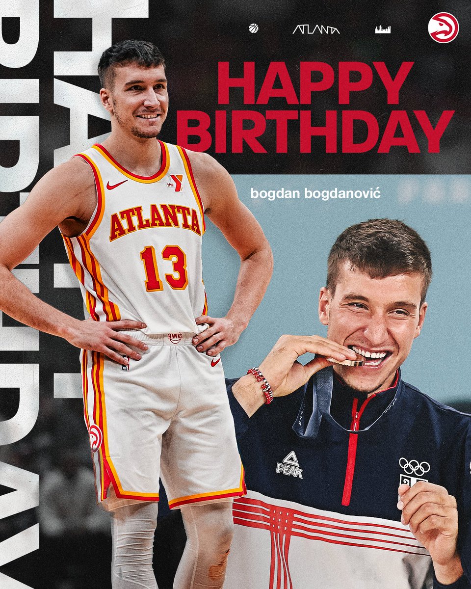 ATLHawks's tweet photo. Birthday Bogi 🥳

Happy Birthday @LeaderOfHorde 🎉 https://t.co/VUbesCWvhF