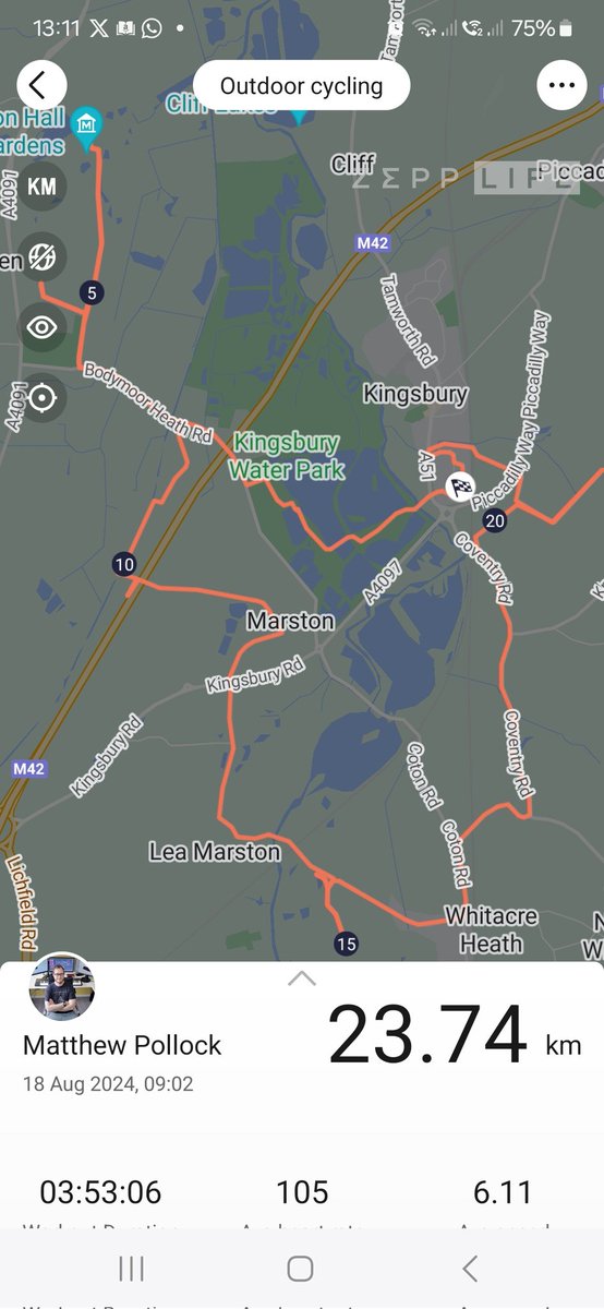 MattP1975's tweet photo. 24km #birdingbybike this morning.
Bodymoor Heath GP - Greenshank, 7x Green Sand
KWP - BMW - Common Sand, Common Tern
Seeney Lane - 6x Yellow Wagtail
Kingsbury Range - briefest view of a probable Common  Redstart. Couldn't relocate to confirm.
 #UKbirding #lowcarbonbirding https://t.co/dbWkTxuqnl