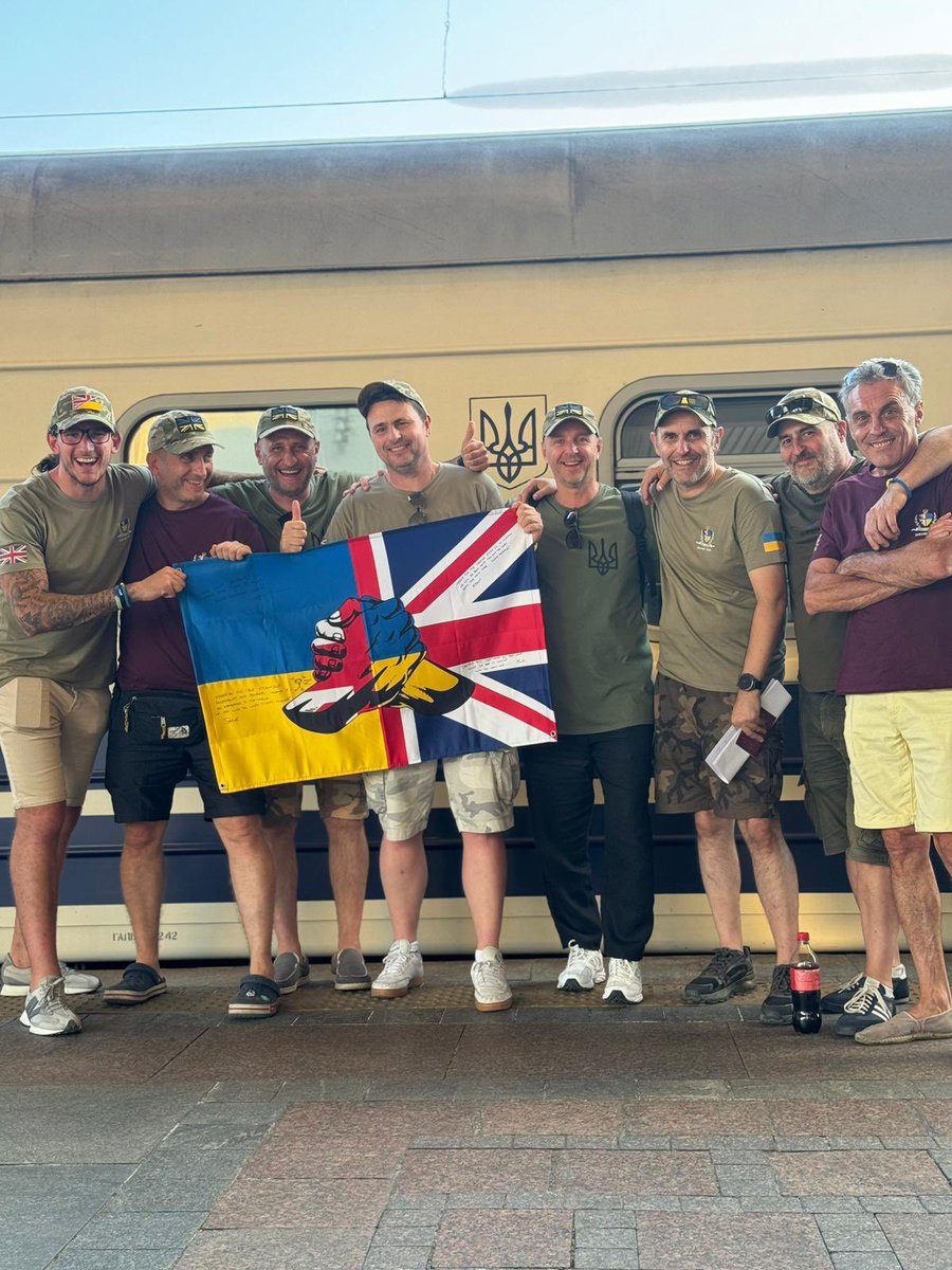 Another epic trip to Ukraine completed . Steve Newman  , Matt McDermott and Ryan Scott …..you couldn’t wish for 3 better people to go with . As always the spirit and determination of the Ukrainian people , despite all the odds , is an absolute inspiration .

Slava Ukraini 🇺🇦 🇬🇧