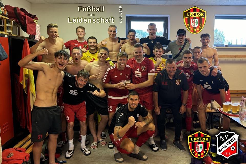 #ErsteMänner #FSAPokal ► 2. Runde

1. FC Lok Stendal vs. FSV Barleben  4:1 (4:0)

Unsere Eisenbahner ziehen in die nächste Pokalrunde

#nurderlok
#fußballausleidenschaft
#rotundschwarzfürimmer

1fc-lok-stendal.de/verein/neuigke…