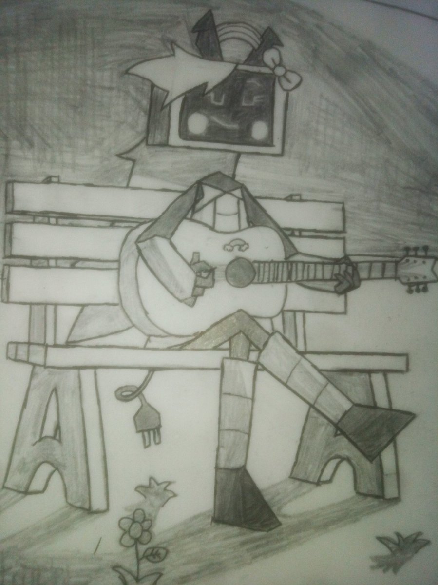 TealCreator25's tweet image. Ruby playing a guitar during sunset.😍😍

#fundamentalpapereducation 
#fundamentalpapereducationfanart 
#RubyFPE