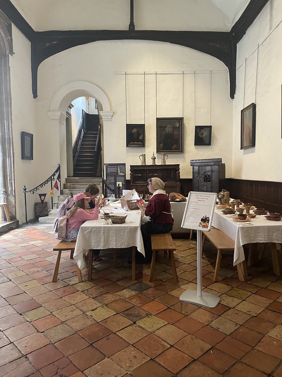 Step back in time and wander through a maze of rooms and passages as you explore our centuries of old merchant house <a href="/Strangers/">Strangers</a>’Hall this afternoon, open 1pm - 4.30pm. Plus Tudor- themed trails and activities as part of our Very Merrie Summer series.
