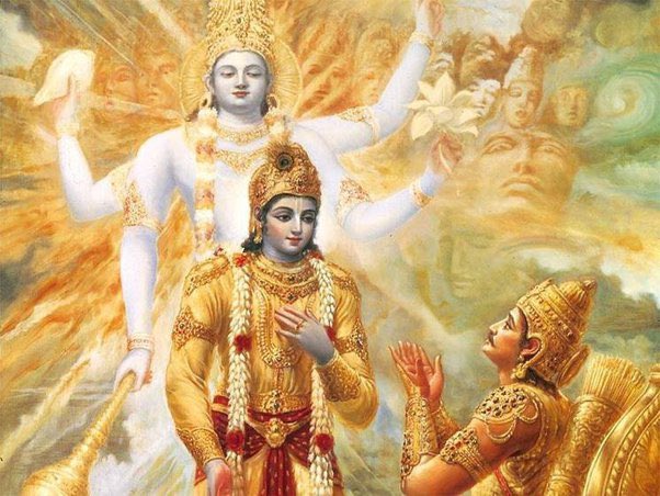 AkshayNarisetti's tweet photo. Applying teachings of Krishna from Bhagavad Gita have been single most reason for most wins in my Life. https://t.co/X0ZI5oQ0Cx