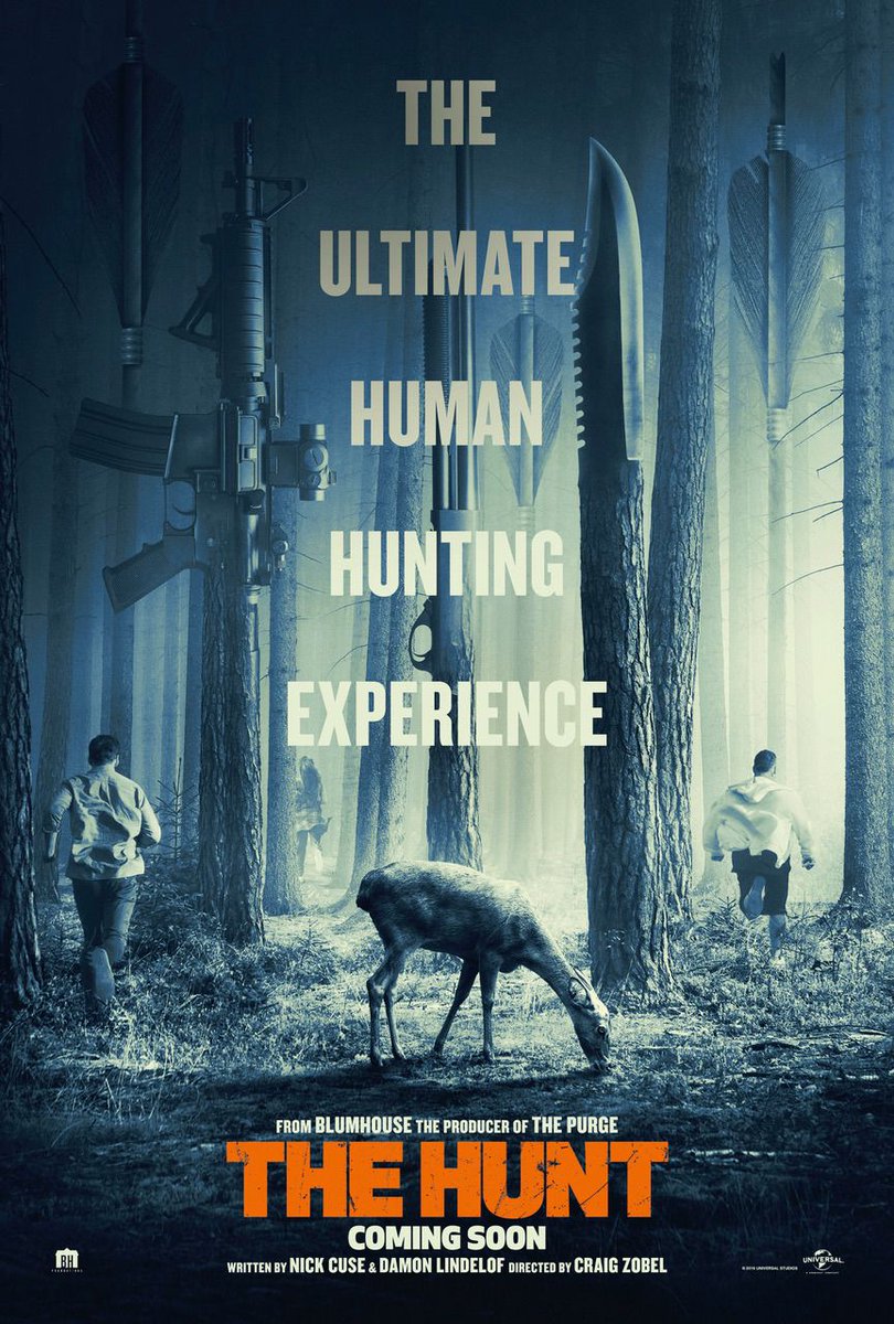 S2ll2h1's tweet photo. فيلم صراع من أجل البقاء رهيييب جداً 😳🔥، أحداث مستحيل تتوقعها وتخليك علي أعصابك طول الوقت!
فيلم : the hunt 

عن مجموعة من الغرباء يستيقظون ليجدوا أنفسهم في مكان مجهول، ويكتشفوا سريعًا أنهم فئران لعبة صيد مميتة ينظمها مجموعة من الأغنياء، حيث يصطادون الناس من أجل المتعة، فماذا سيحدث لهم؟! 

تقييم :6.6/10👏👏