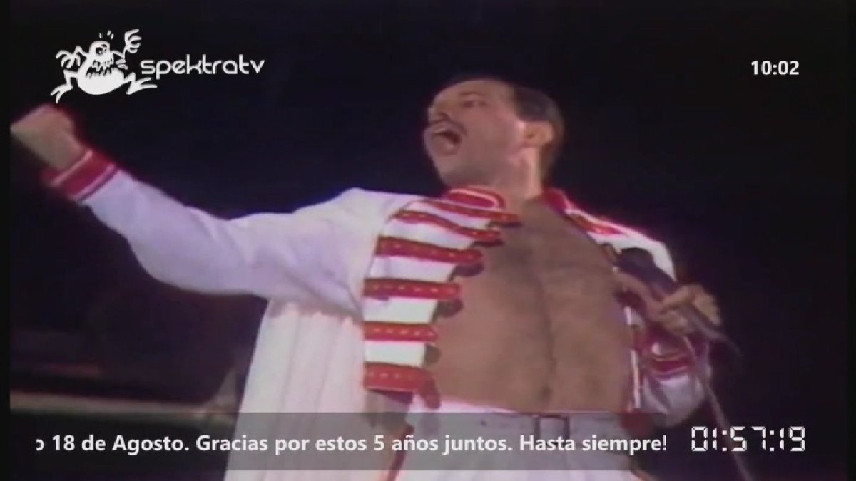 M81PV's tweet photo. 🖥️ TDT C45 UHF | ☠️:
❌ Hui al migdia ens diu adéu @SpektraTV_, un canal de videoclips musicals que ens ha acompanyat durant vora 12 anys i amb el que hem descobert moltes joies dels anys 80.
👋🏻 Fins sempre! https://t.co/AuW9owpW6d