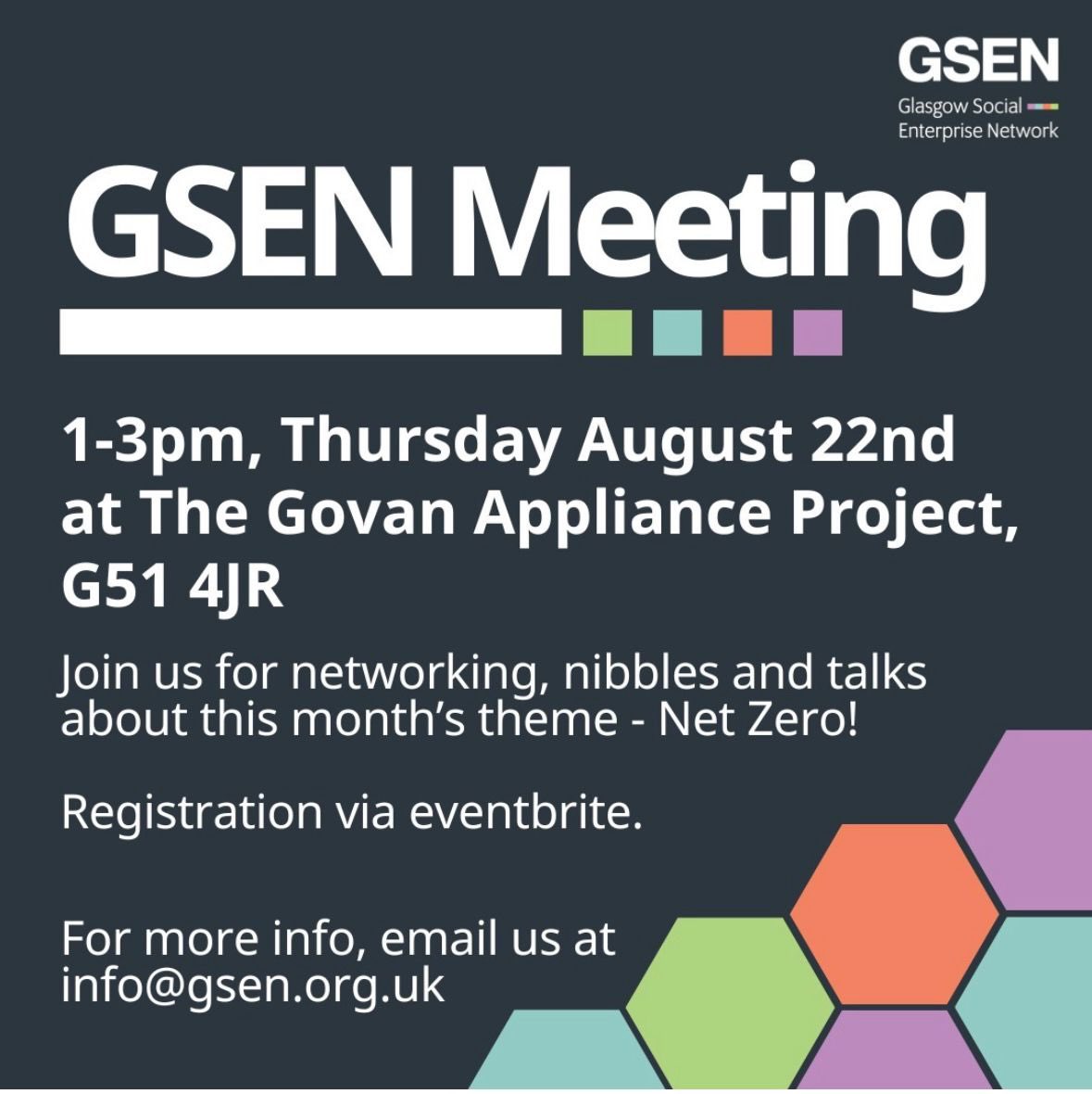 We look forward to hosting tbis months @glasgowsocialenterprise Members Meeting and especially with the theme being Net Zero ♻️

All info on the Gsen page. 

#netzero #govanapplianceproject #gsen #socialenterprise