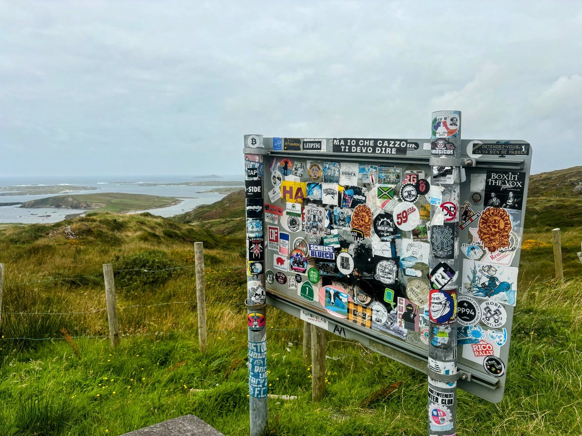 Discover the breathtaking views along Sky Road! Each sticker tells a story, just like every twist and turn of this stunning route. Join us on the Connemara Kylemore Abbey and Castles tour to create your own adventure! Link in bio for tickets!  #Connemara #SkyRoad #AdventureAwaits