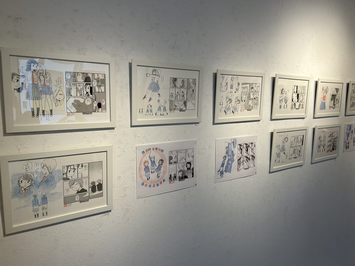 「青木俊直先生の個展「aoki64」に 64歳に合わせて64枚の1頁マンガとそして」|西村誠芳のイラスト
