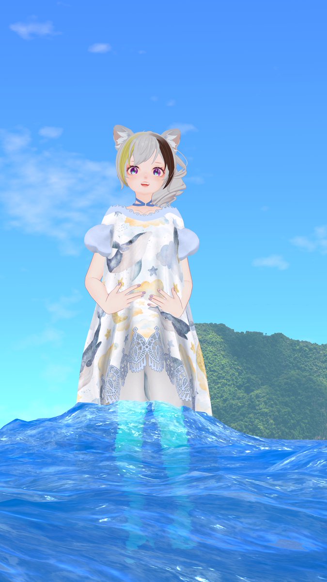 erimgarak's tweet image. #猫日和きゃりこ さんの　夏歌枠 #VRCHAT 現地　
#きゃりこらいぶ