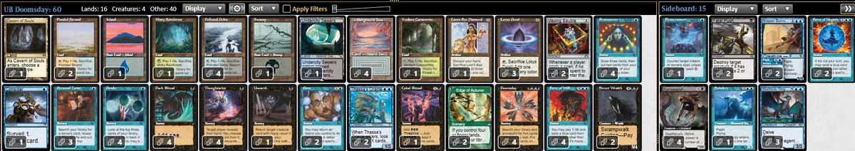 ___INF___'s tweet image. Legacy League 5-0 🏆#6  #BLB
DECK:UB Doomsday