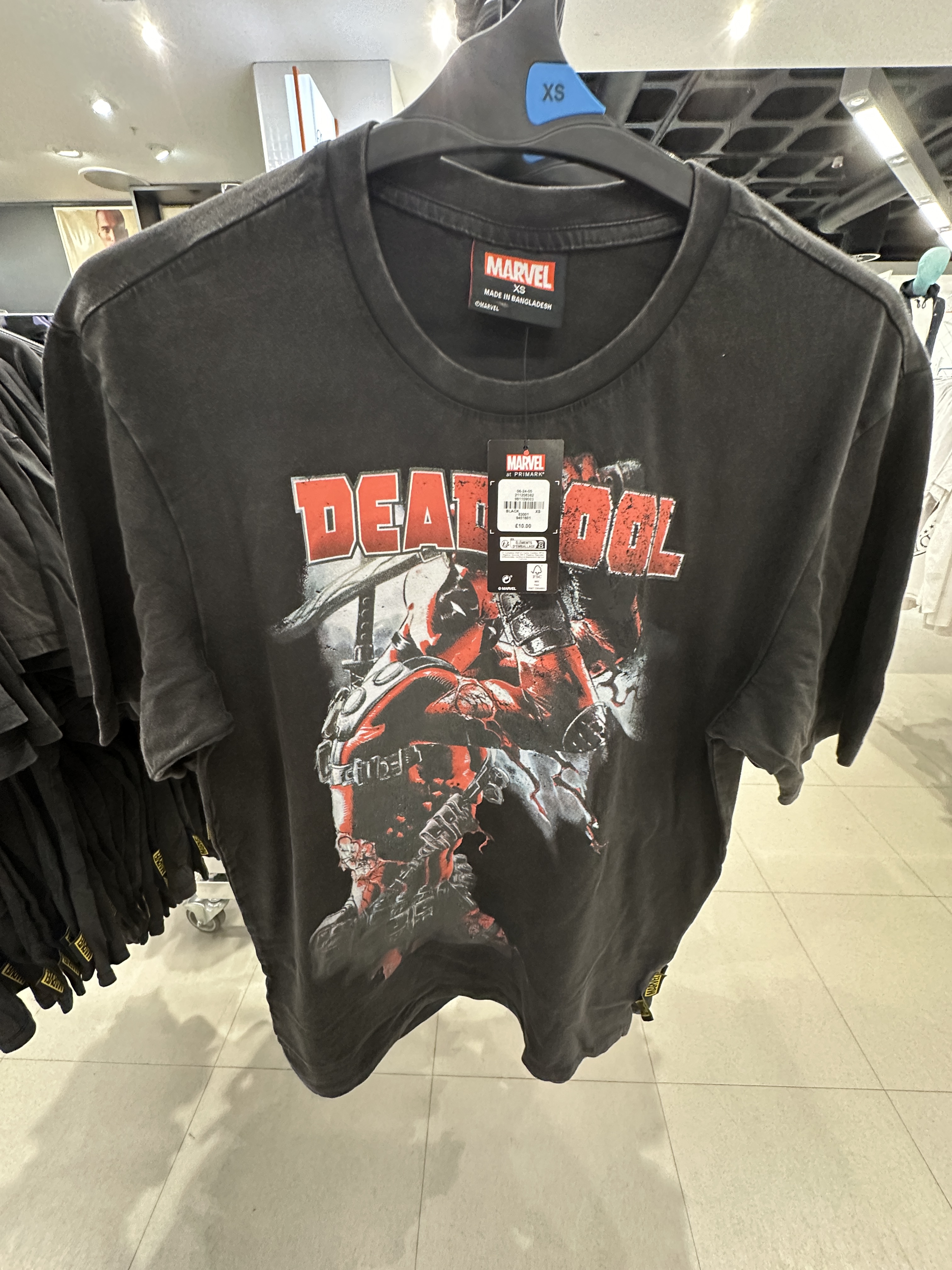 LatestDeals on X This Deadpool T Shirt is 10 from Primark have you watched the film yet https t dOAmihSIpb X