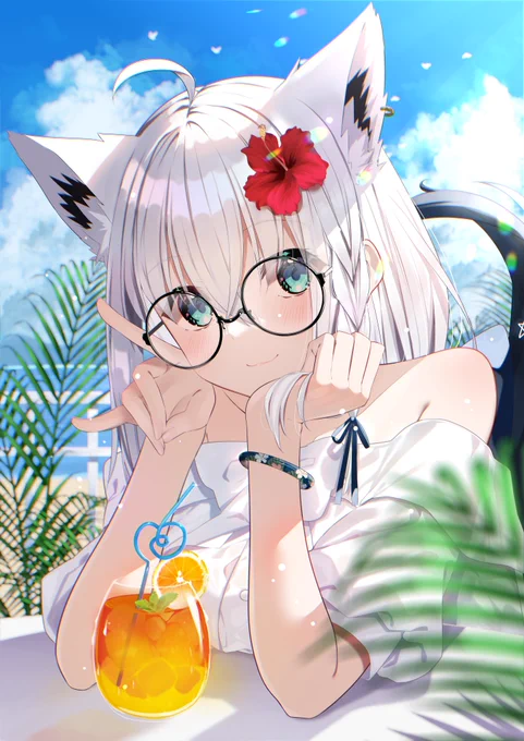 #お盆休みはフォロワーが増えるらしい  眼鏡イラスト沢山描いてます