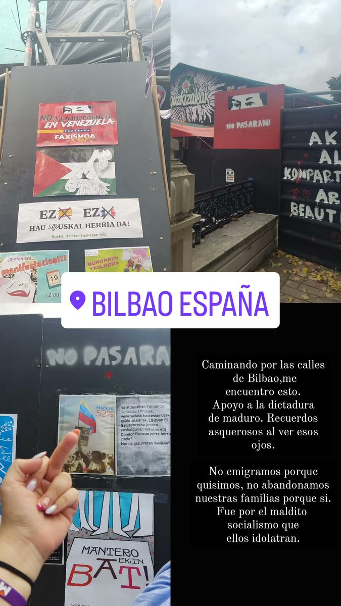 MaruMp's tweet photo. Caminar por Bilbao y conseguir la cara de Chávez, es una de las experiencias más asquerosas y arrecha que he vivido. https://t.co/kssCHGMZLs