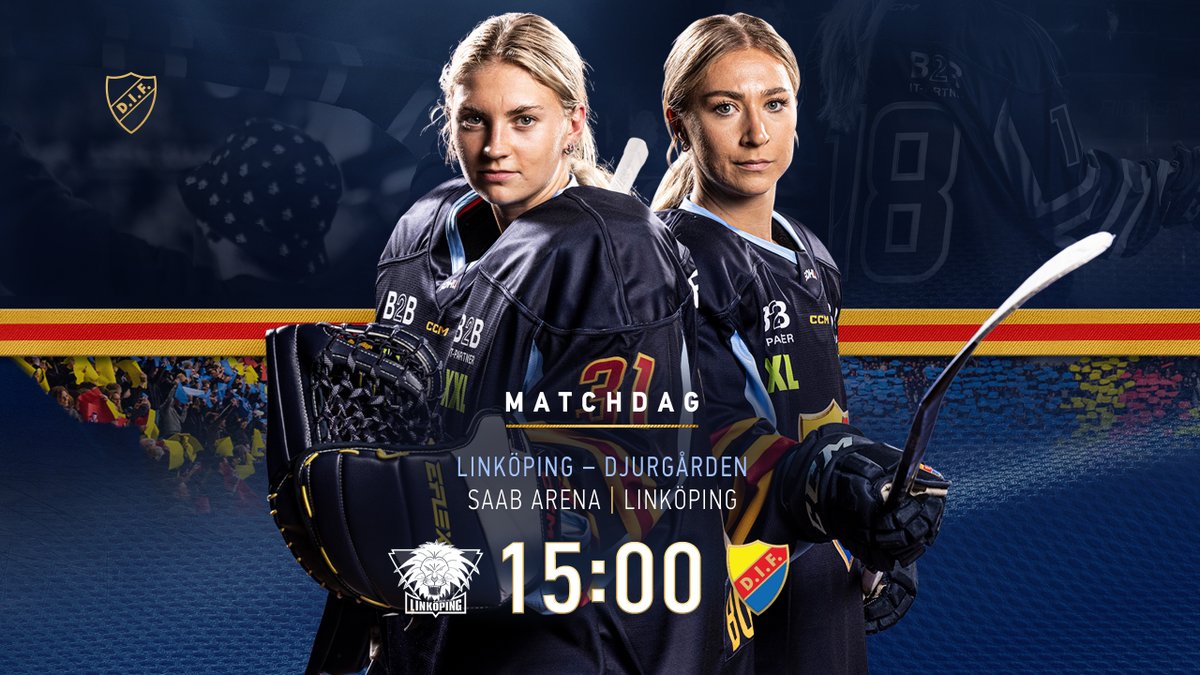 DIFHockeyse's tweet photo. #LHCDIF | 𝗠𝗔𝗧𝗖𝗛𝗗𝗔𝗚

Idag drar nästa Djurgårdslag äntligen på sig matchstället. Flera nyförvärv väntas debutera och fri entré gäller - forza DIF! 🔥

Läs matchdag på https://t.co/81KFrua4p1.

#DIFHockey | #AlltidOavsett https://t.co/iPAUDZGXXy