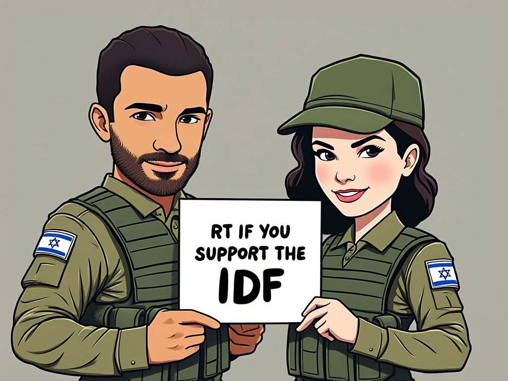 Retweet if you support the IDF 🇮🇱
