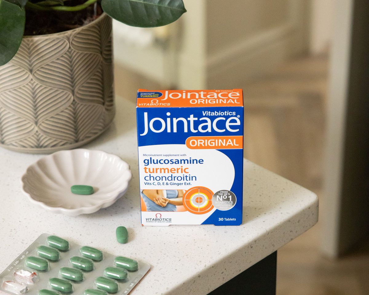 vitabiotics's tweet photo. Cartilage and bone health are important for long term wellbeing.

Jointace Original includes vitamin D which helps to maintain normal bones. Plus vitamin C which contributes to normal collagen formation for the normal function of bones and cartilage.

#Jointace #Vitabiotics https://t.co/yXaIpSv3y5